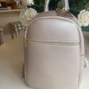 faux leather back pack